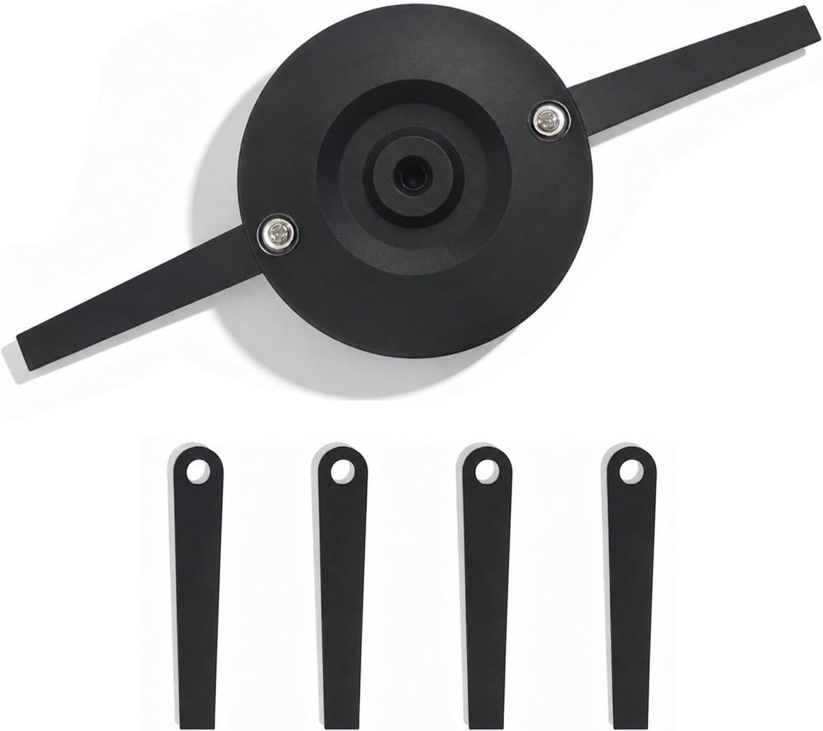SnelShoppen - Metal Knife Set voor Accu Grastrimmer - Vervangbladen voor Tuingereedschap - Duurzaam Staal - Ideaal voor Tuinonderhoud - 3 Stuks