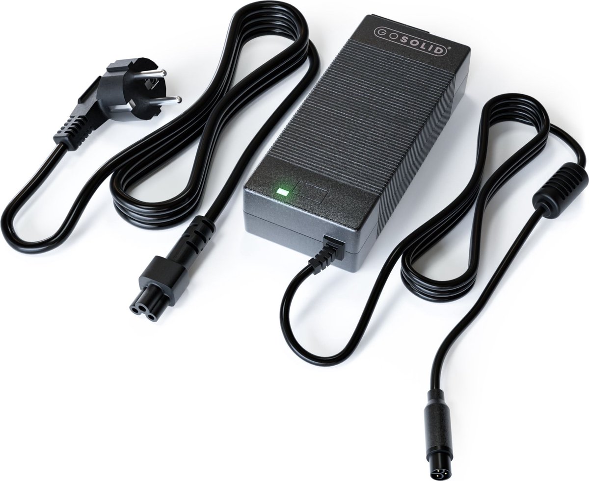 GO SOLID! Oplader 42V geschikt voor Puch Basic D7 Elektrische Fiets