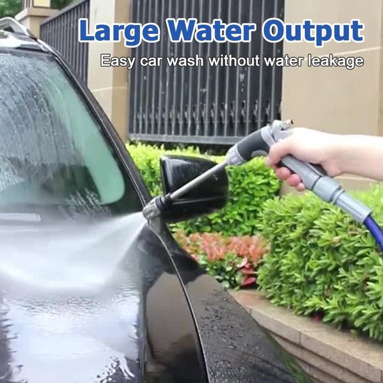 Thijox - Draagbare Hogedrukreiniger, Elektrisch Waterstraalpistool met Antislip Handvat, 3 Aansluitingen voor Tuin, Huis, Auto en Huisdieren van Thijox — afbeelding 4