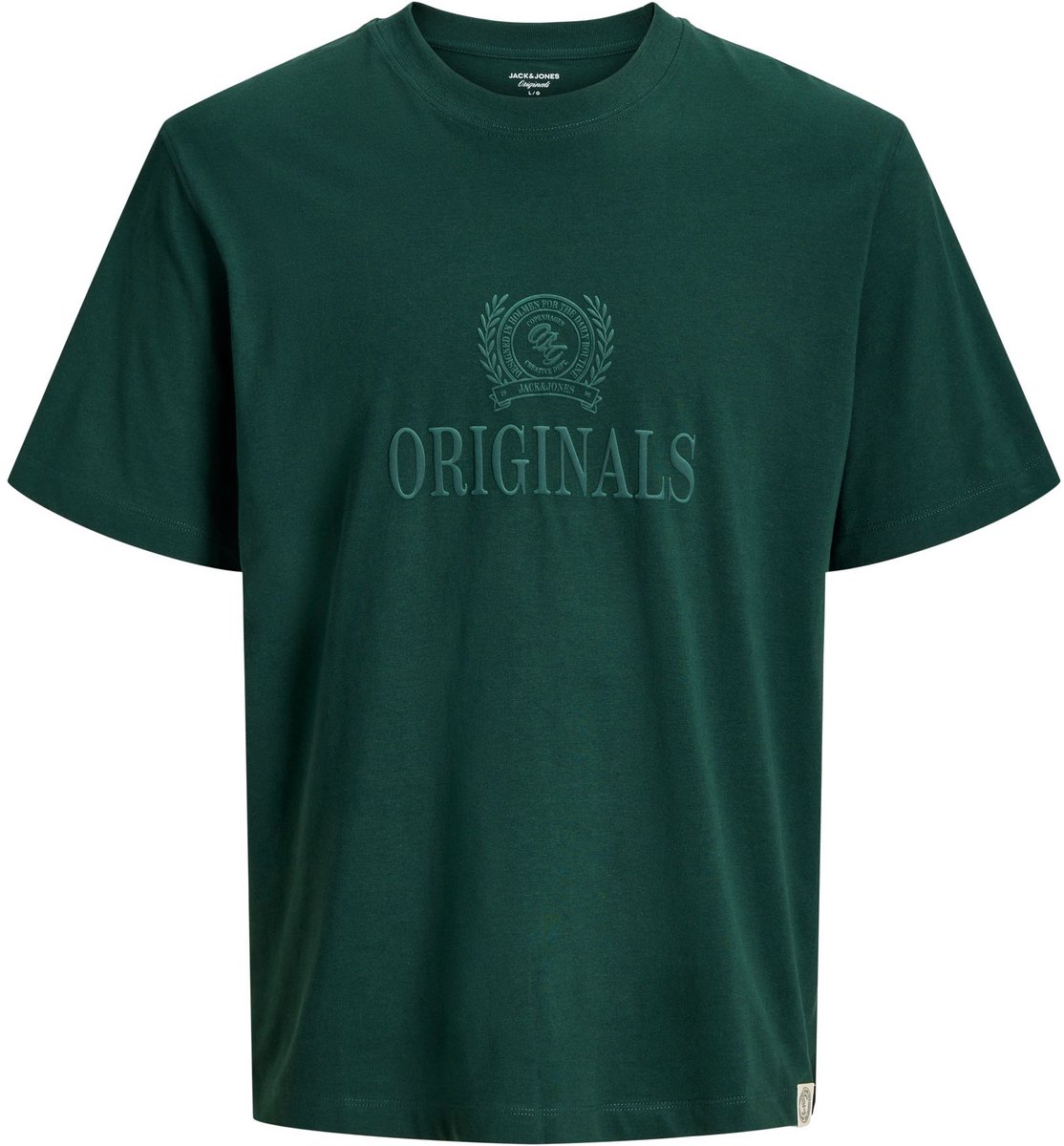 JACK & JONES PLUS - JORFREDERIKSBERG MONOGRAM TEE SS CN PLS Heren T-shirt