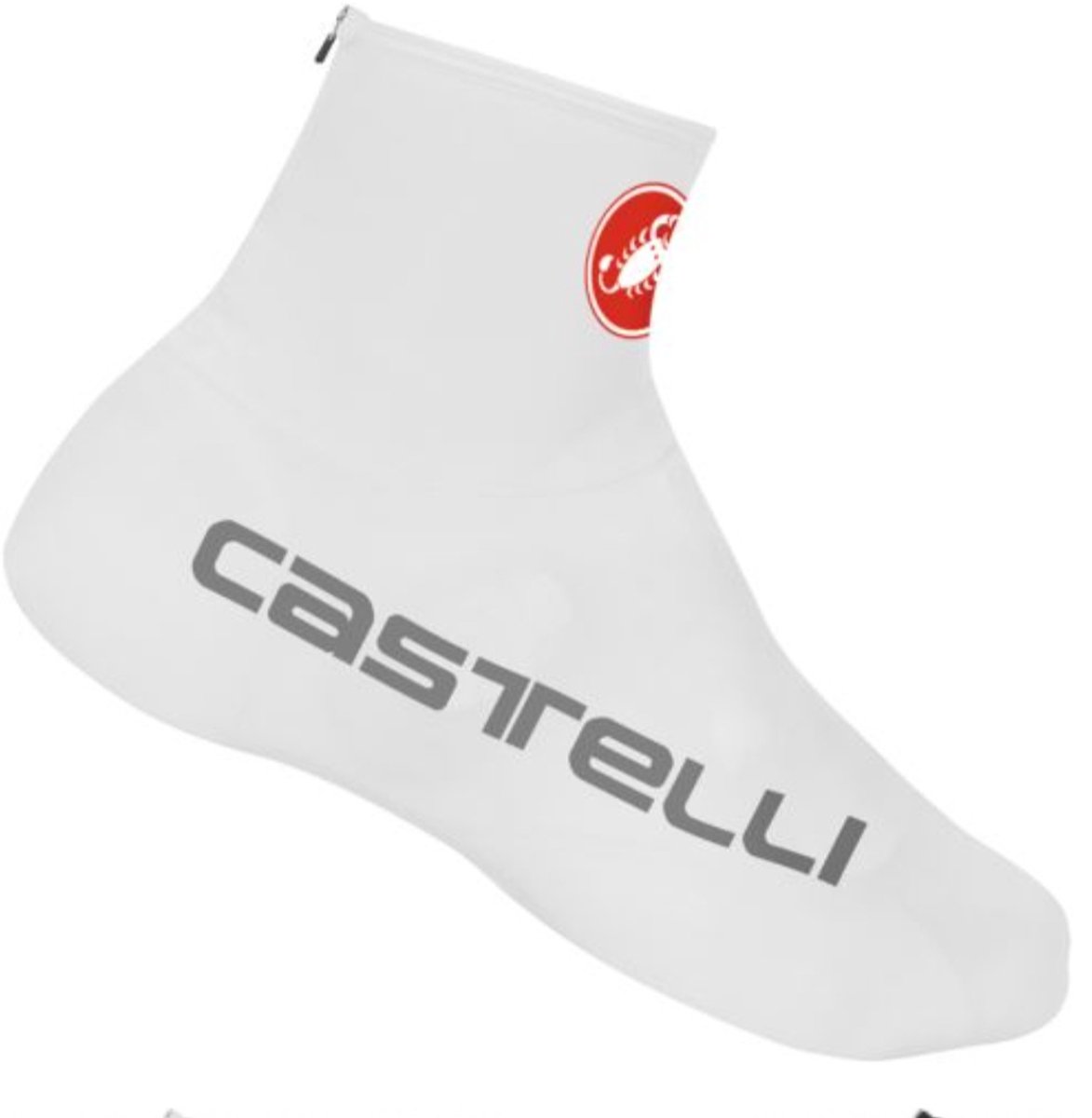 Castelli Lycra Shoecover 4510534 – Witte Aerodynamische Fietsschoen Overschoen