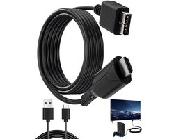 SnelShoppen - PS1/PS2 naar HDMI Adapter 100cm - 720P/1080P HD Video en Audio Converter Kabel voor Retro Gaming op TV