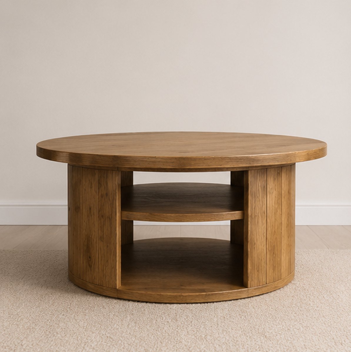 LuxeLiving Ronde Salontafel 80 cm - 80x80x50 cm - Novihome