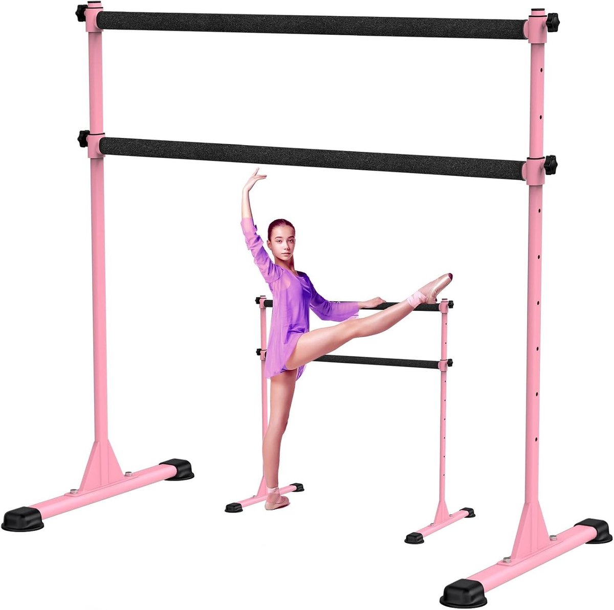 Verstelbare balletbalk voor kinderen en volwassenen, stevig en antislip, ideaal voor thuisgebruik, ballettraining, fitness en yoga
