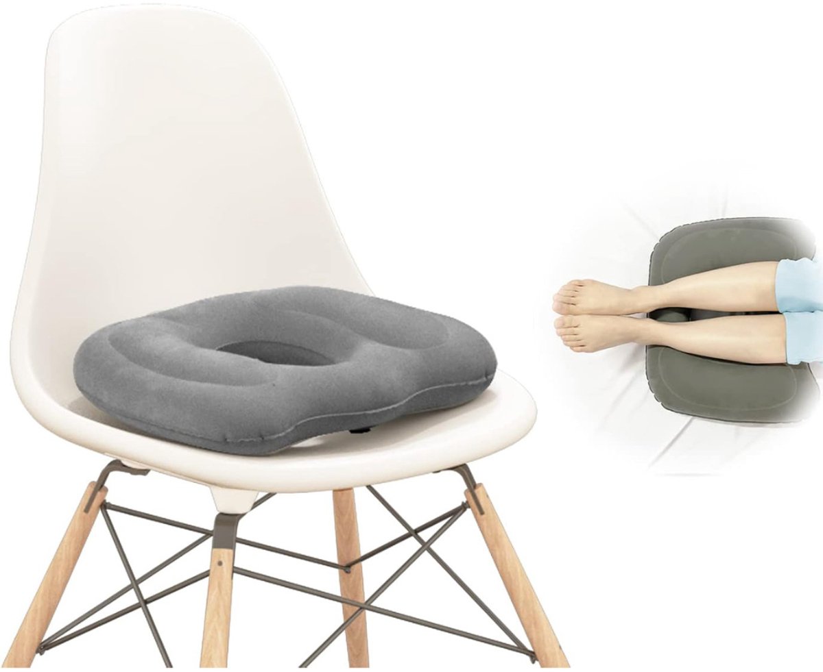 CLVP® Zitkussen Orthopedisch - Stuitkussen Ergonomisch - Wigkussen voor Auto of Bureaustoel