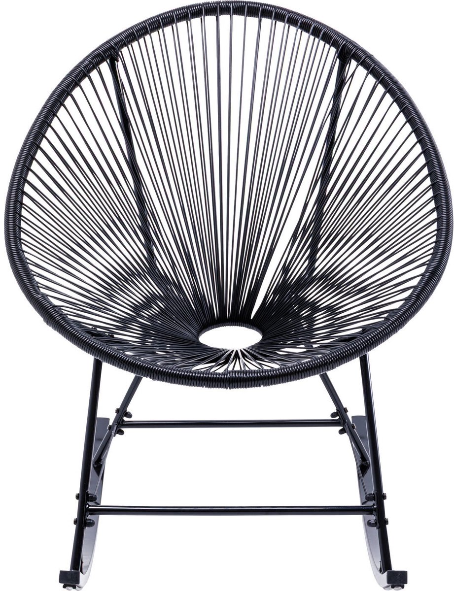 Schommelstoel Acapulco zwart Kare Design