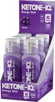 Ketone-IQ Energy Shot - Grape 6-Pack – Ketonen Drink voor Focus & Energie – Zonder Suiker – 6 x 59 ml