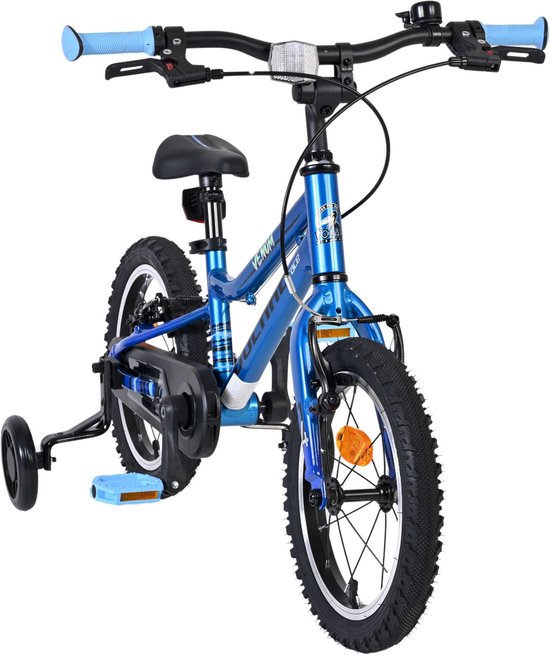Volare Venom Kinderfiets - Jongens - 14 inch - Blauw - Twee handremmen — afbeelding 4