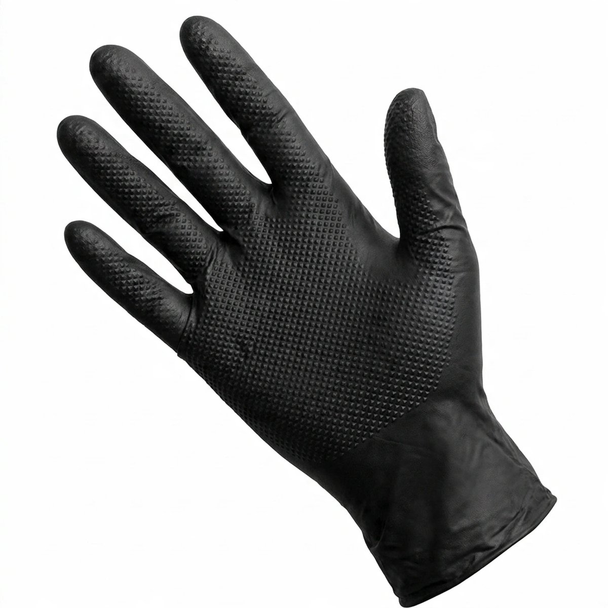 RUSH Diamond Grip Nitril Handschoenen | 8mm - Latexvrij - Poedervrij - Maximale Grip - Touchscreen Compatible - 100 Stuks