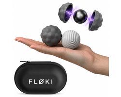 Floki® XL Magnetische Stressballen voor Volwassenen - Extra Groot 4 cm Focusballen - Fidget Toys - Magneetballetjes - Anti-stress Knijpbal met Etui - Set van 2