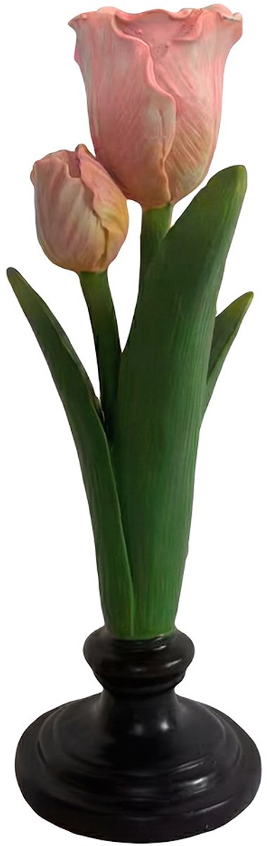 Clayre & Eef Kandelaar Groen Kunststof