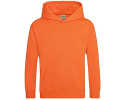 Just Hoods Kids´ Electric Hoodie JH004K - ELECTRIC ORANGE - 5/6 (S)