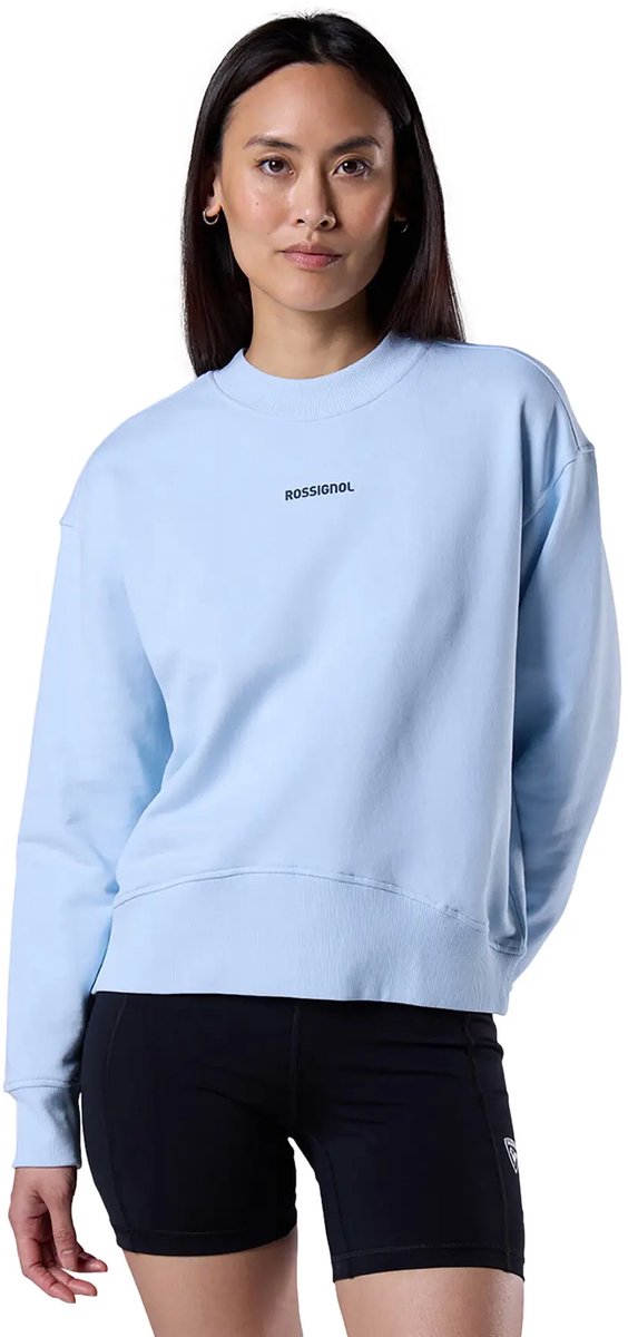Dames sweatshirt Rossignol Ras du Cou Logo Blauw