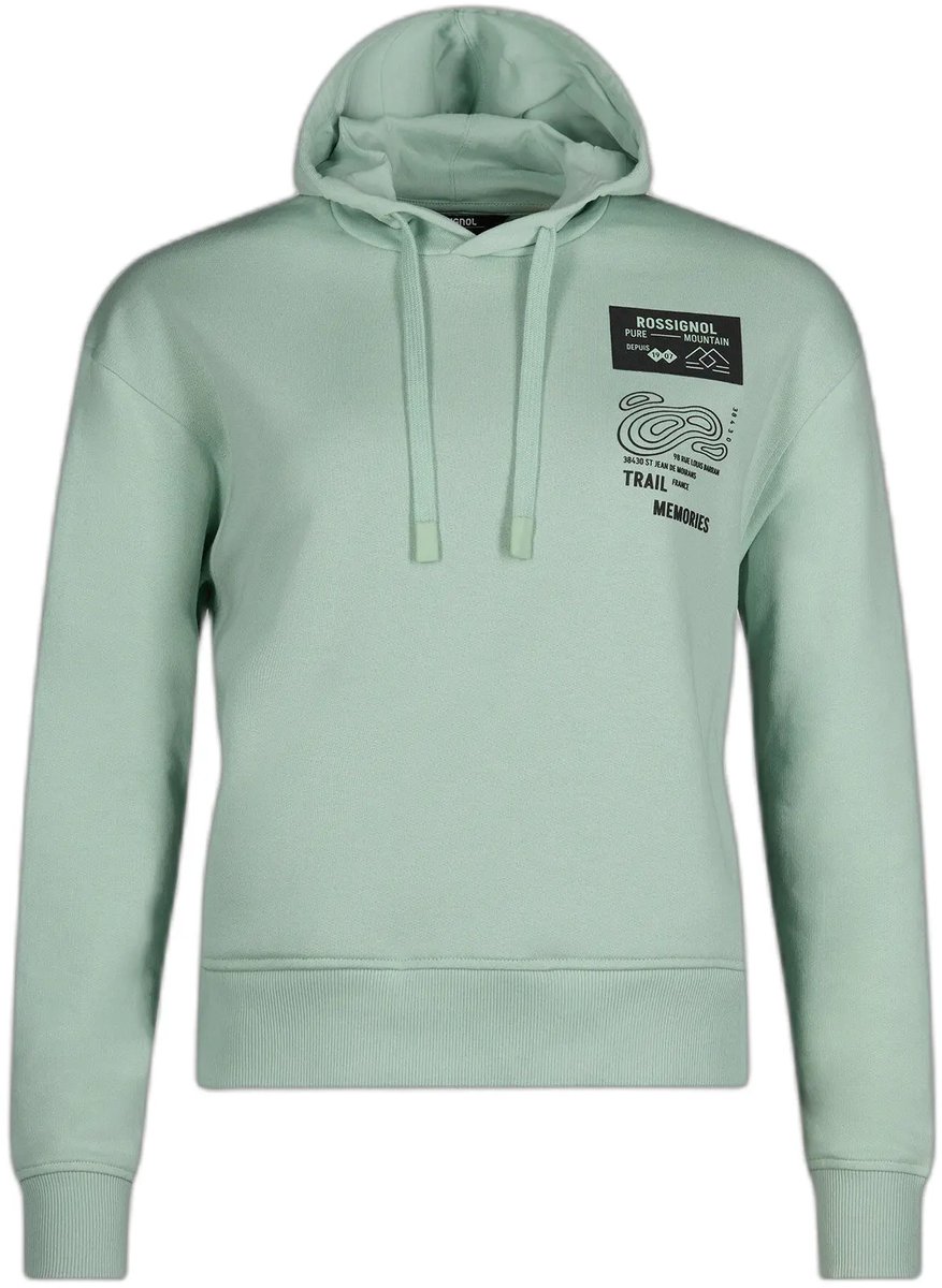 Dames Hoodie Rossignol Waterfall Slibgroen