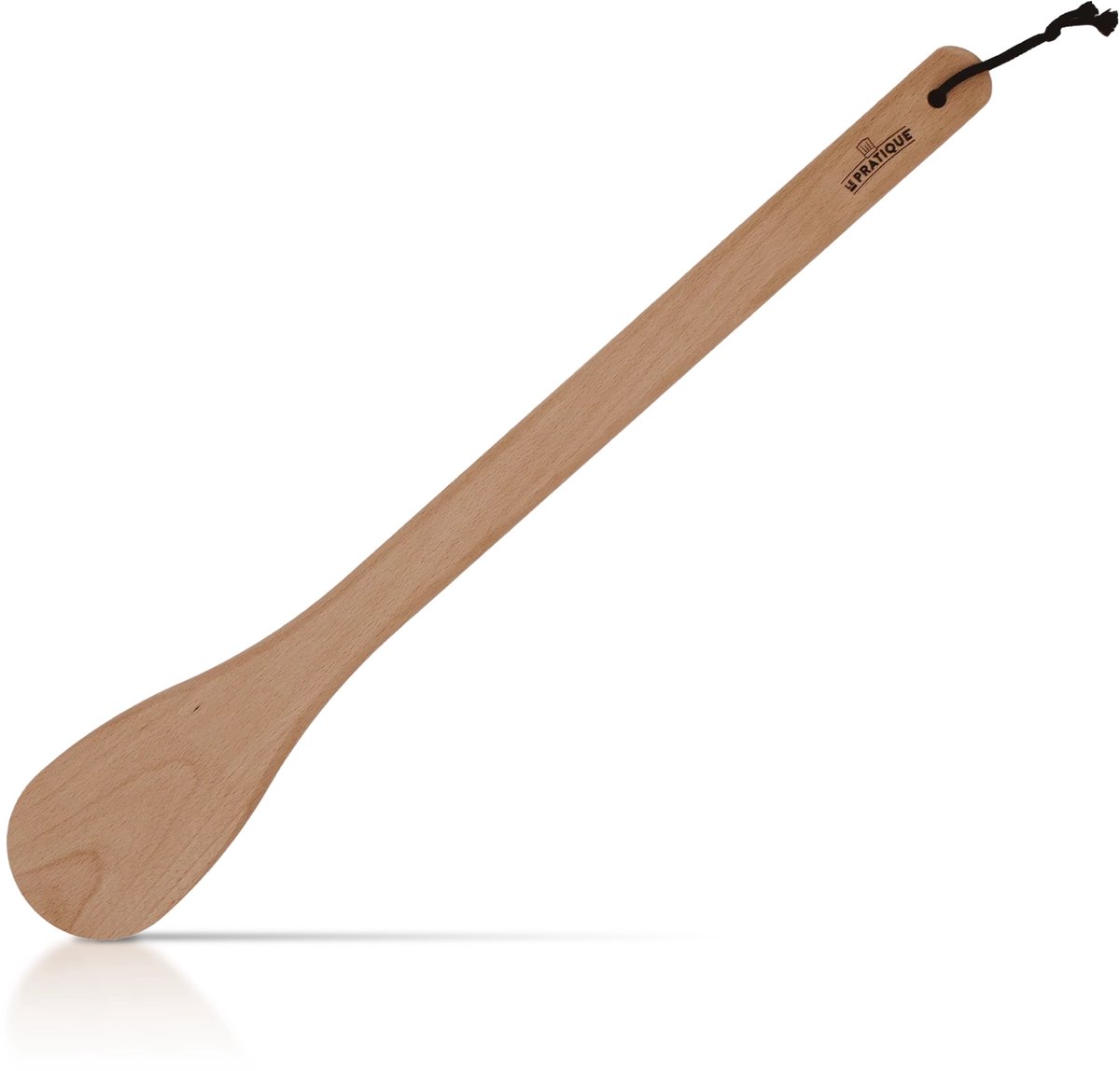 Le Pratique | XXL Professionele Beukenhouten Spatel van 60cm | Houten Spatel | Stevig, duurzaam en natuurlijk materiaal | Made in France