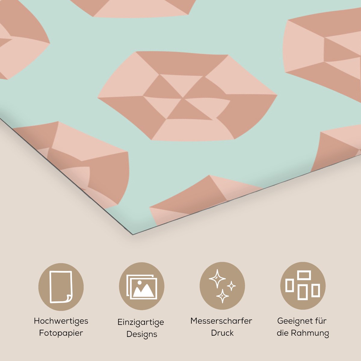 Poster 60x90 cm - Zomer - Parasols - Abstract - Posters - Kamer decoratie - Wanddecoratie