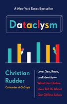 Boek 'Dataclysm' van Christian Rudder, met een grafiek en de ondertitel 'Love, Sex, Race, and Identity—What Our Online Lives Tell Us About Our Offline Selves'.