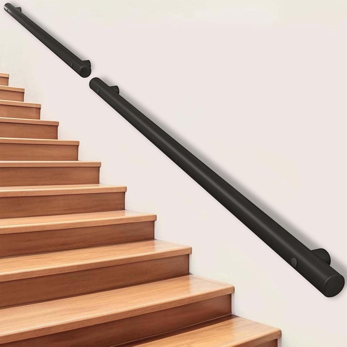Roestvrijstalen Leuning - Veiligheidshandgreep Trap - Veilig Lopen - Sterk 304 Materiaal - 30-600 cm - Zilverkleurig