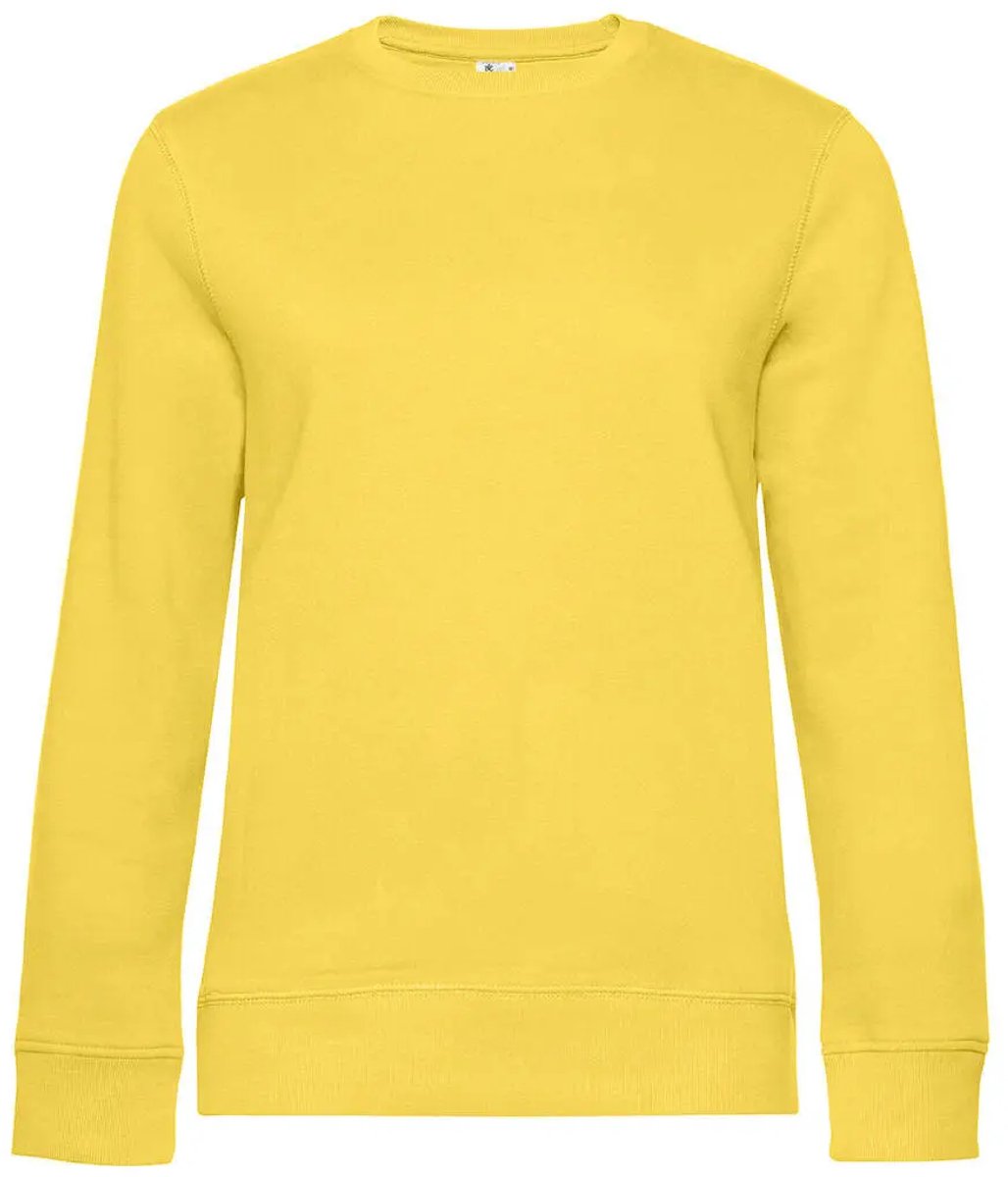 Dames sweatshirt met ronde hals B&C Queen