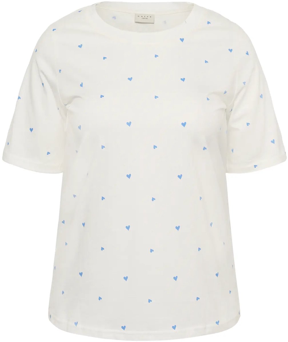Dames-T-shirt KAFFE Curve KCCordely