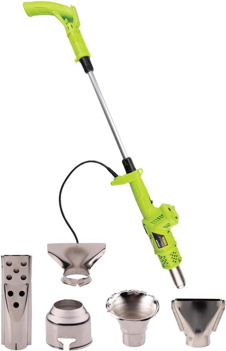 Elektrische Branderset - Onkruidbrander Verfbrander - Onkruid Verwijderen - 3-in-1 Multifunctioneel - 2000 Watt - Groen