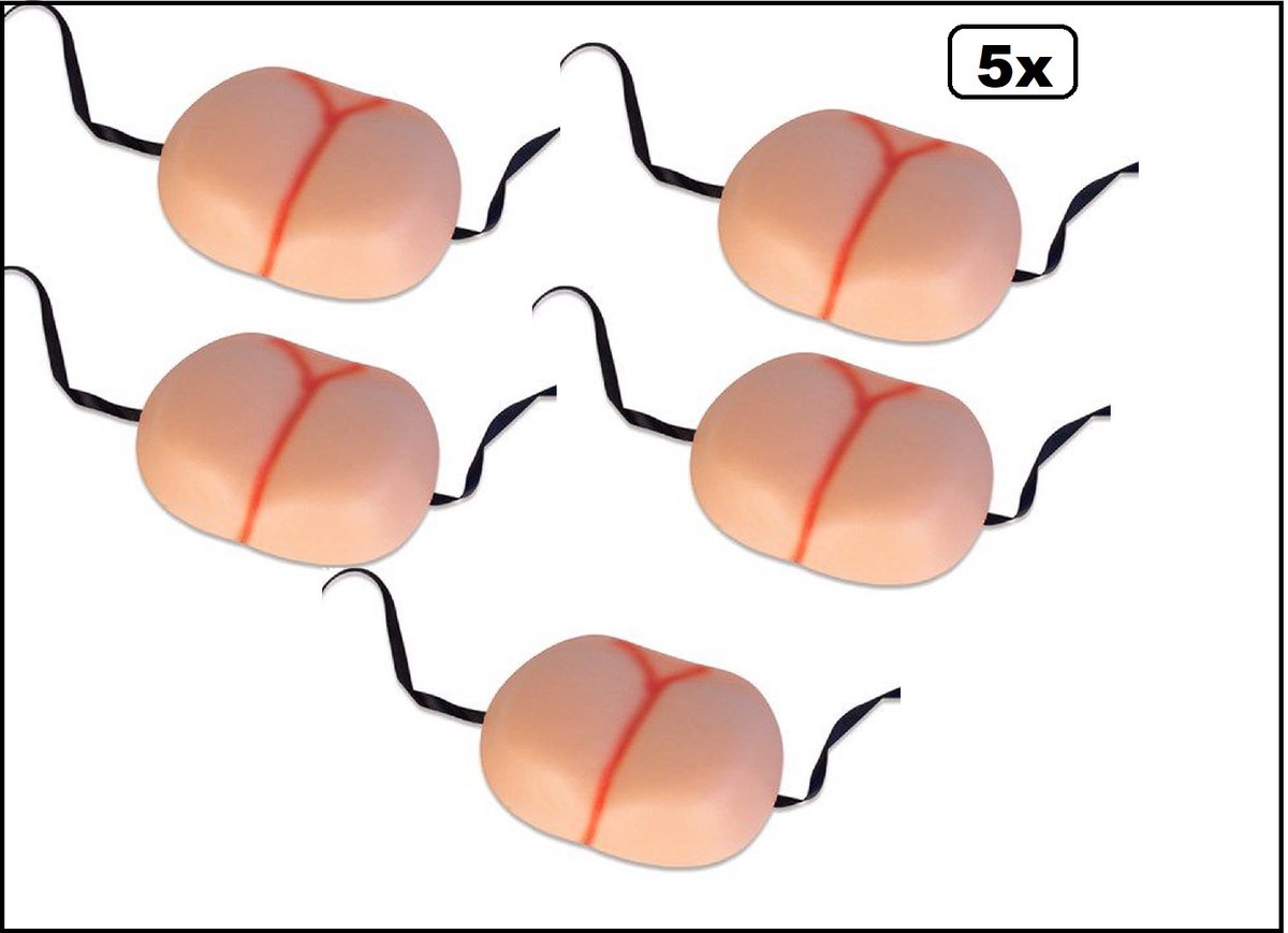 5x Billen foam- Thema feest festival party feest carnaval oktoberfeest fun achterwerk kont