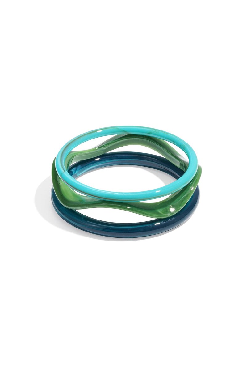 Chic Acrylic - Bangles - Acryl - - Blauw
