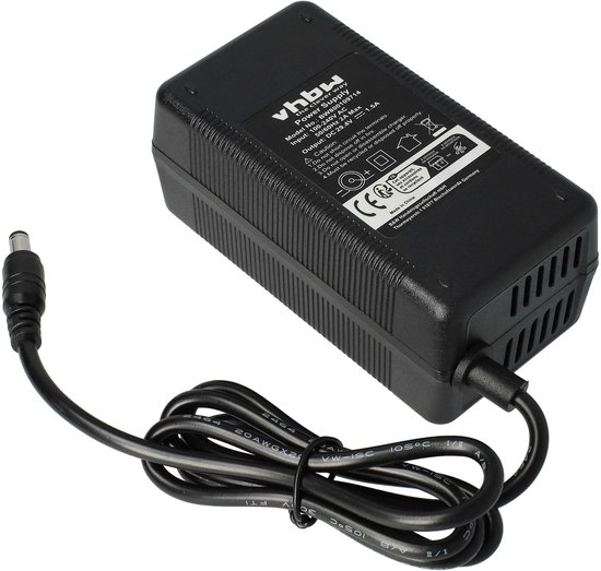 Oplader voor E-bike - Voor 24V Accu's - 29,4V - 1,5A - 52W - 5,5x2,1mm - Zwart van Merkloos — afbeelding 4
