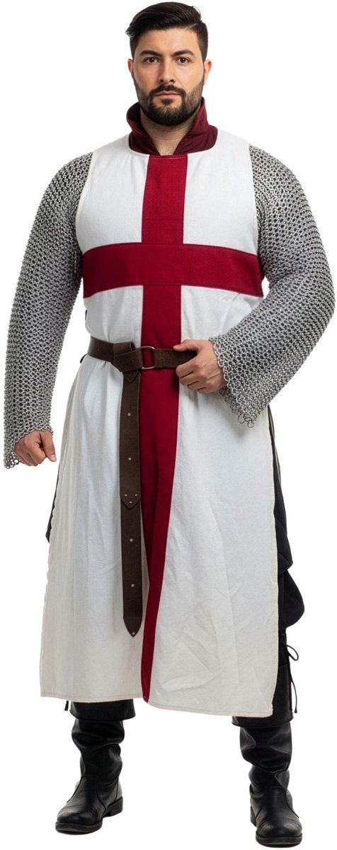 Wapenschildrok met rood kruis - André