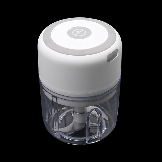 Mini Keukenmachine - Voedselhakker Hakmolen - Snel Ingrediënten Snijden - Draadloos USB Opladen - 250 ml - Wit van MINI — afbeelding 5