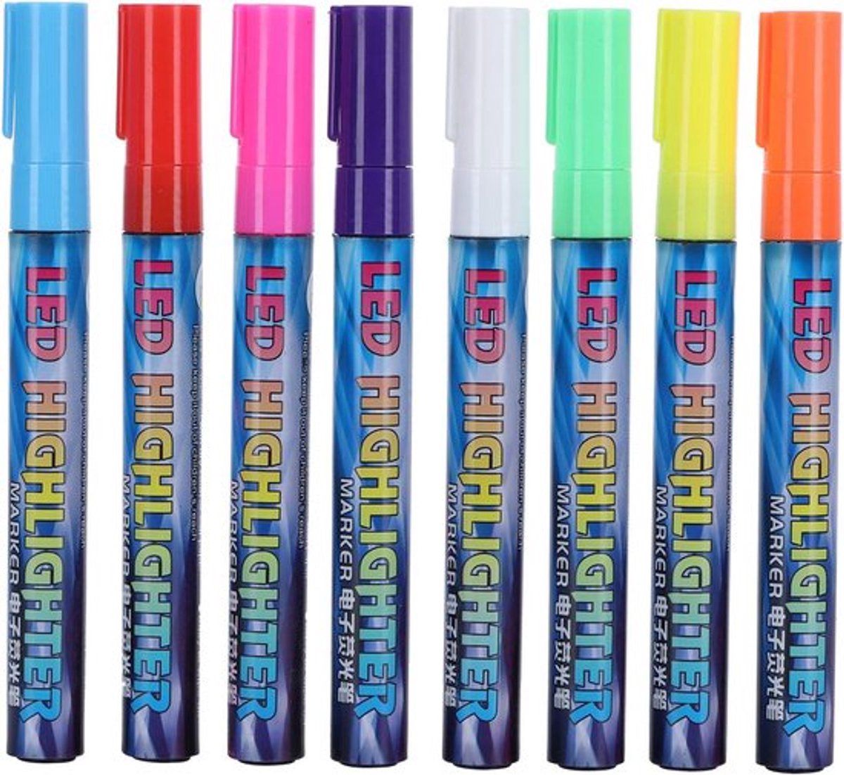 8-delige set markeerstiften - kunststof verfmarkerpen voor Colorful Bees-markers en eenvoudige koninginidentificatie