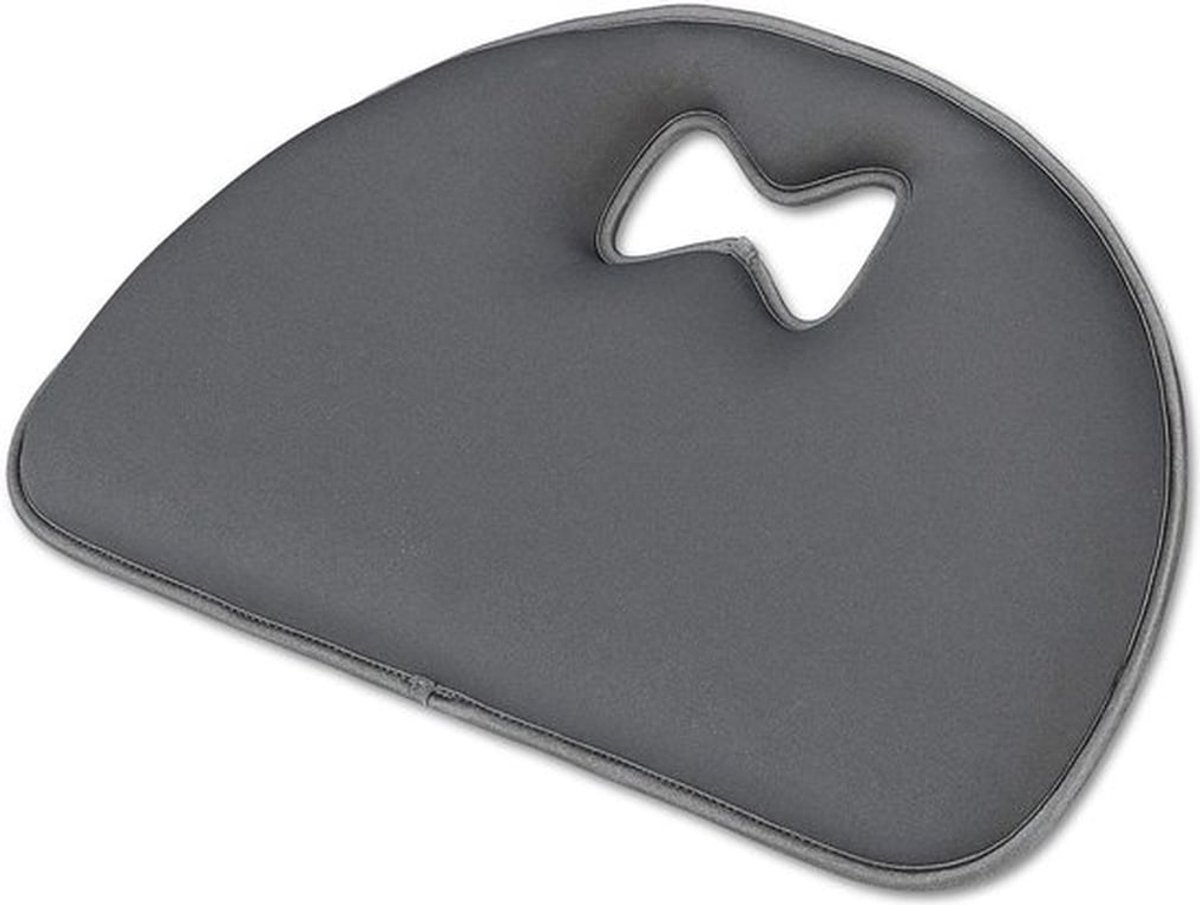 Kniekussen tuin kniebescherming zachte kniemat met handgreep grijs polyester- Universeel