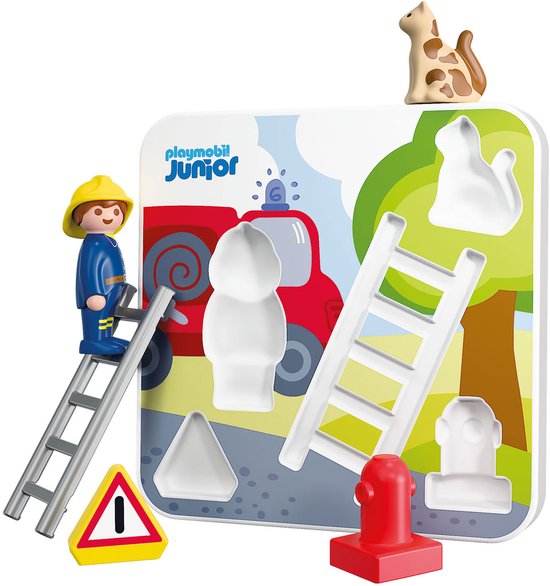 Playmobil brandweer puzzel speelgoed - Junior 72088 - educatief. van Playmobil — afbeelding 2