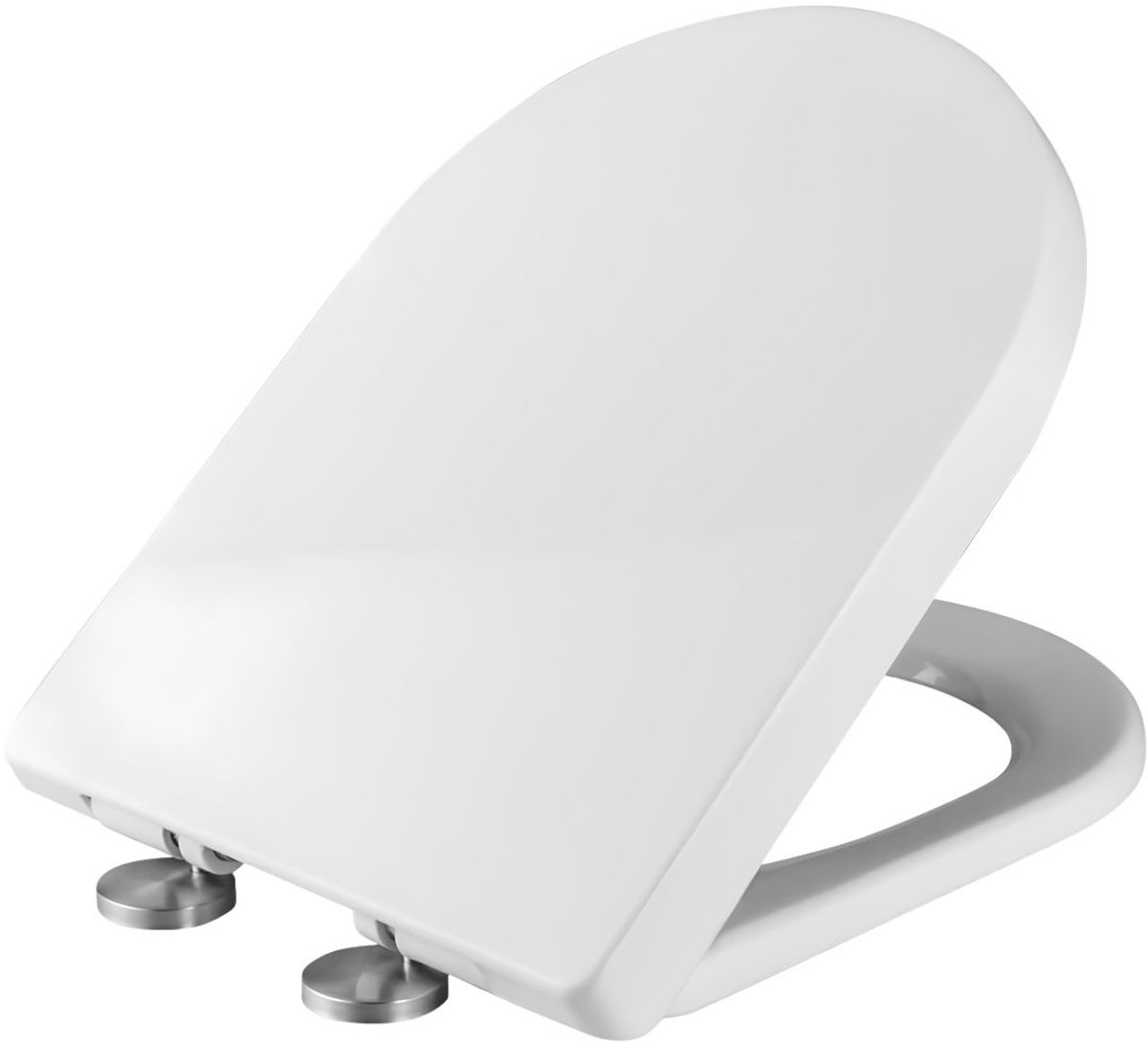 VALI® Wc Bril - Toiletbril Met Deksel - Wc Bril Softclose - Wit - 47cm x 37cm x 5cm