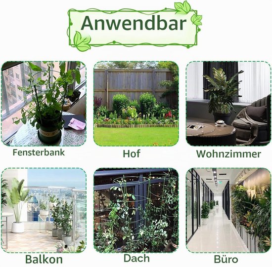 Tomatensteun met Verstelbare Hoogte voor Kruidachtige Planten — afbeelding 5