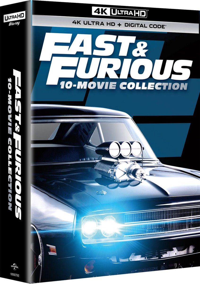 Fast & Furious 10-Movie Collection - 4 UHD - Import