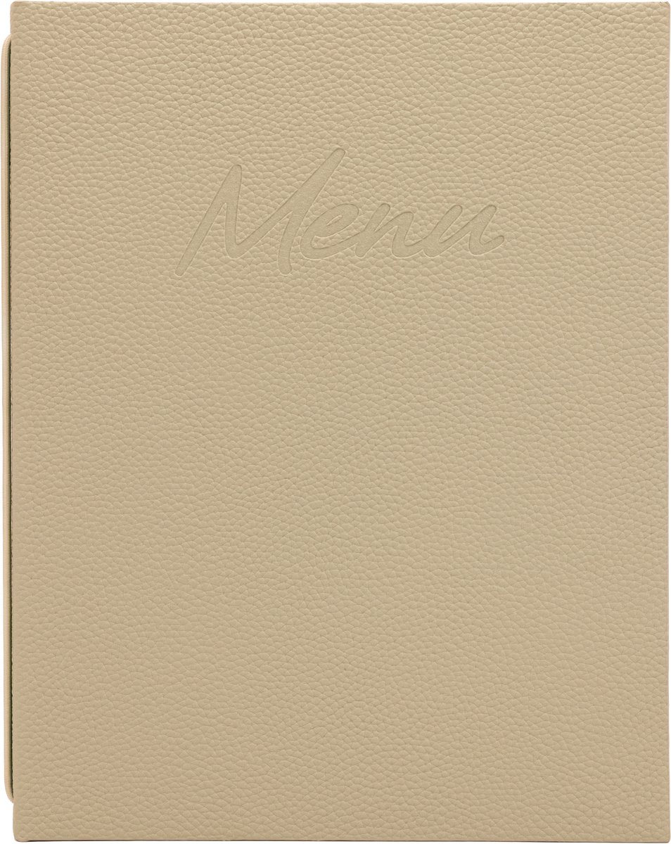 Securit® Signature Menukaart | Menukaart map A4 - zand