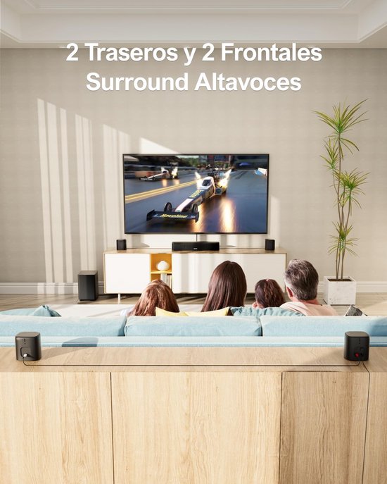 Soundbar voor TV - 7.1 Kanaals Surround Sound - Home Cinema Geluidssysteem - TV Speaker voor Films, Muziek en Gaming — afbeelding 5