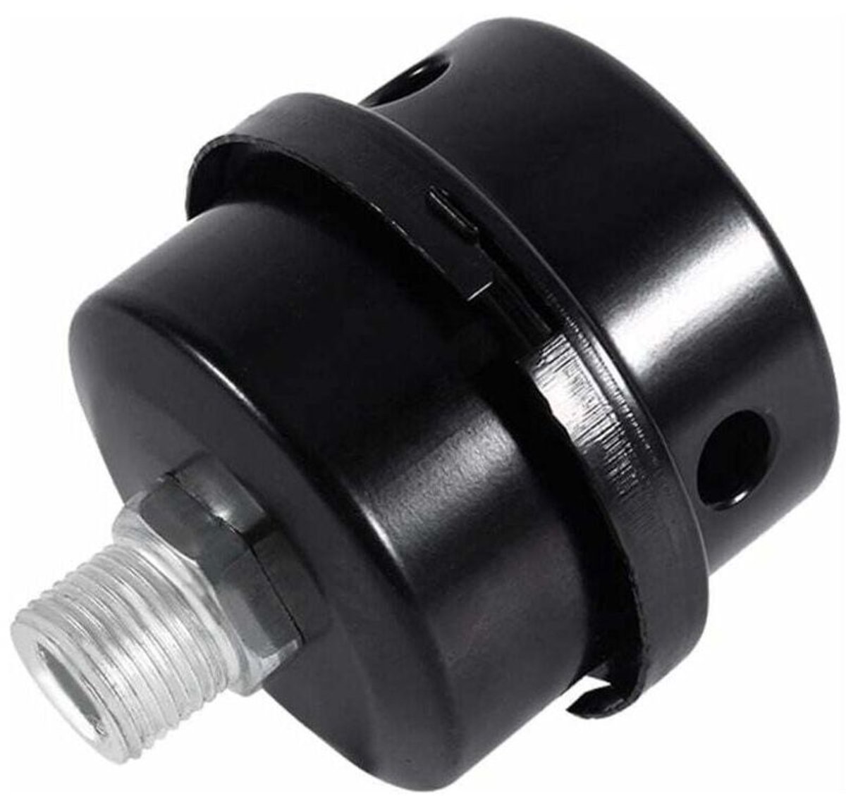 Geluidsarm luchtcompressorfilter (3/8” schroefdraad 16 mm)