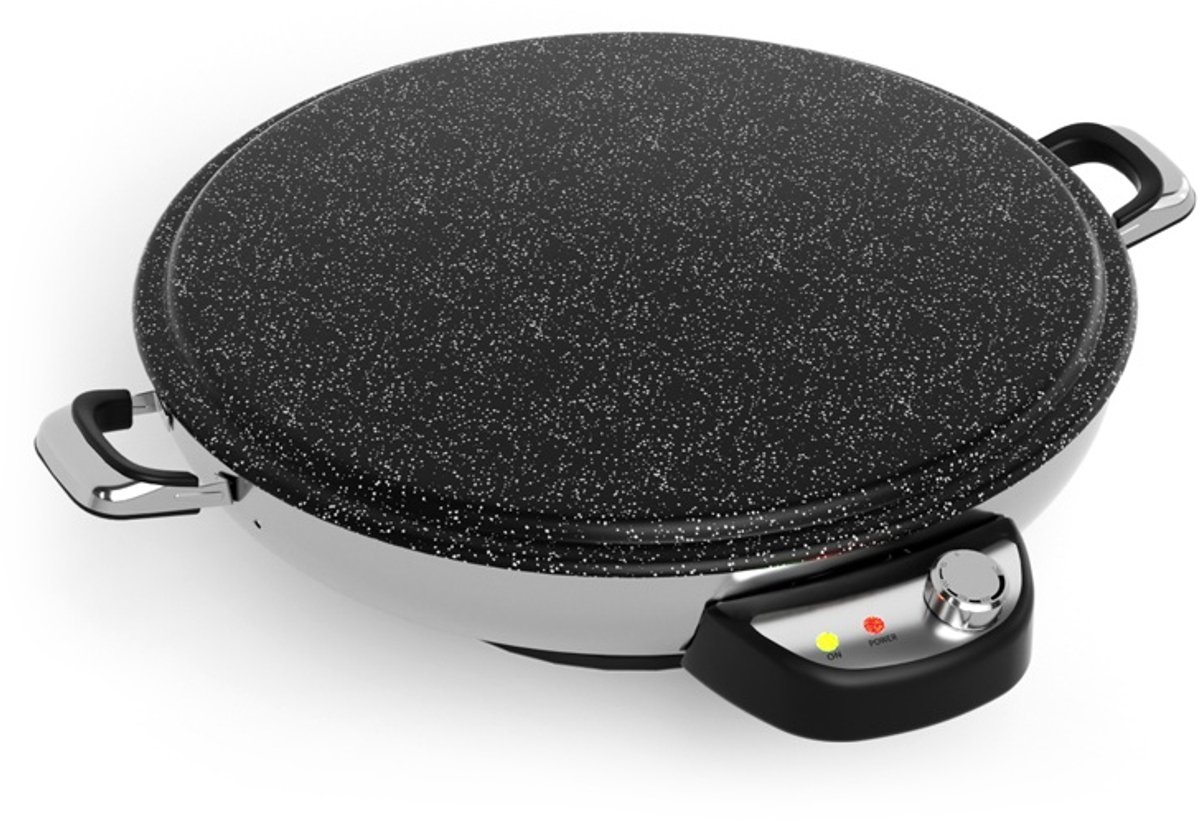 Pro Cheff - MZ2319 - Crêpe- en Pannenkoekenmaker – Elektrische Bakplaat Ø50cm - Sac Bakplaat voor brood, yufka, katmer en andere deegproducten