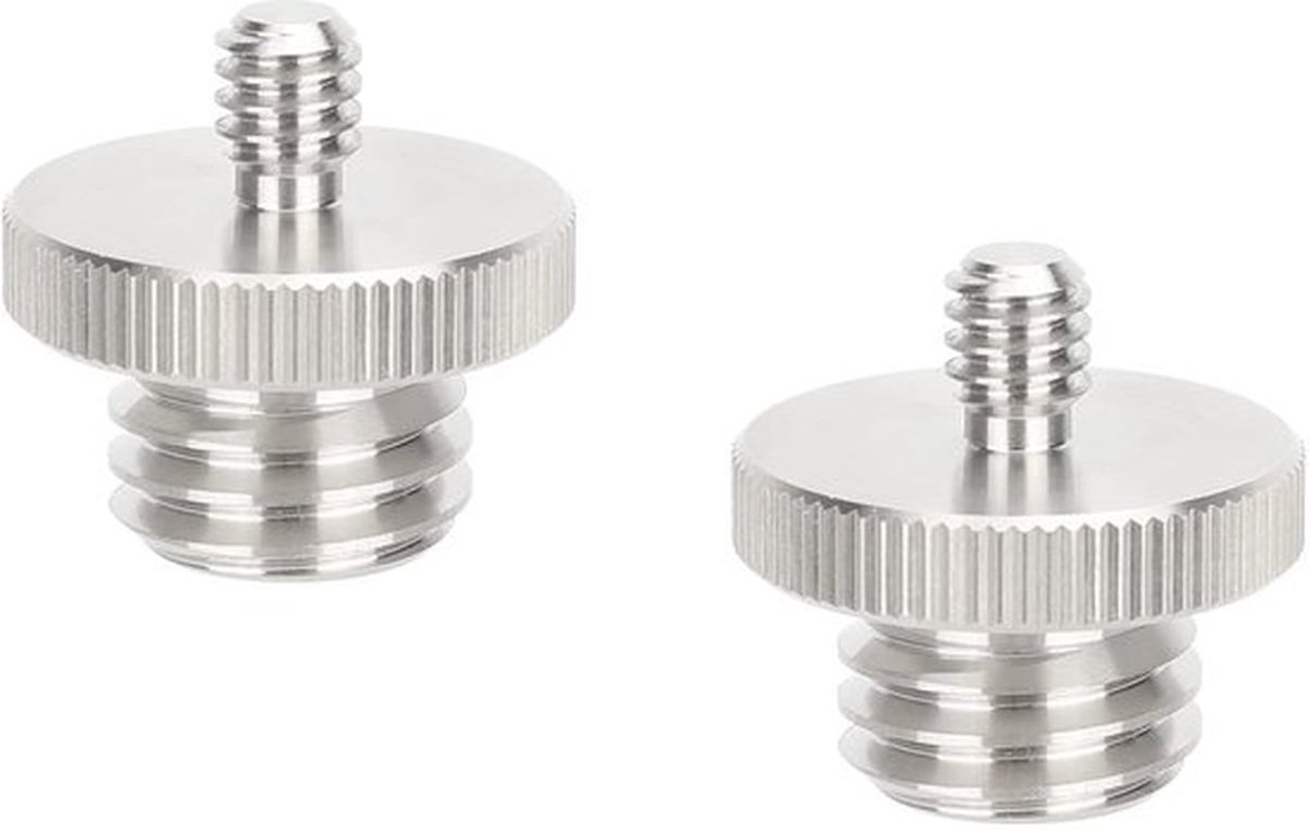 Set van 5/8"-11 naar 1/4"-20 Meetadapters voor Statief Laser (2 stuks)