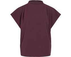 Vila T-shirt Vimerlano Funnelneck S/s Top/1 14110286 Port Royale Dames Maat - L