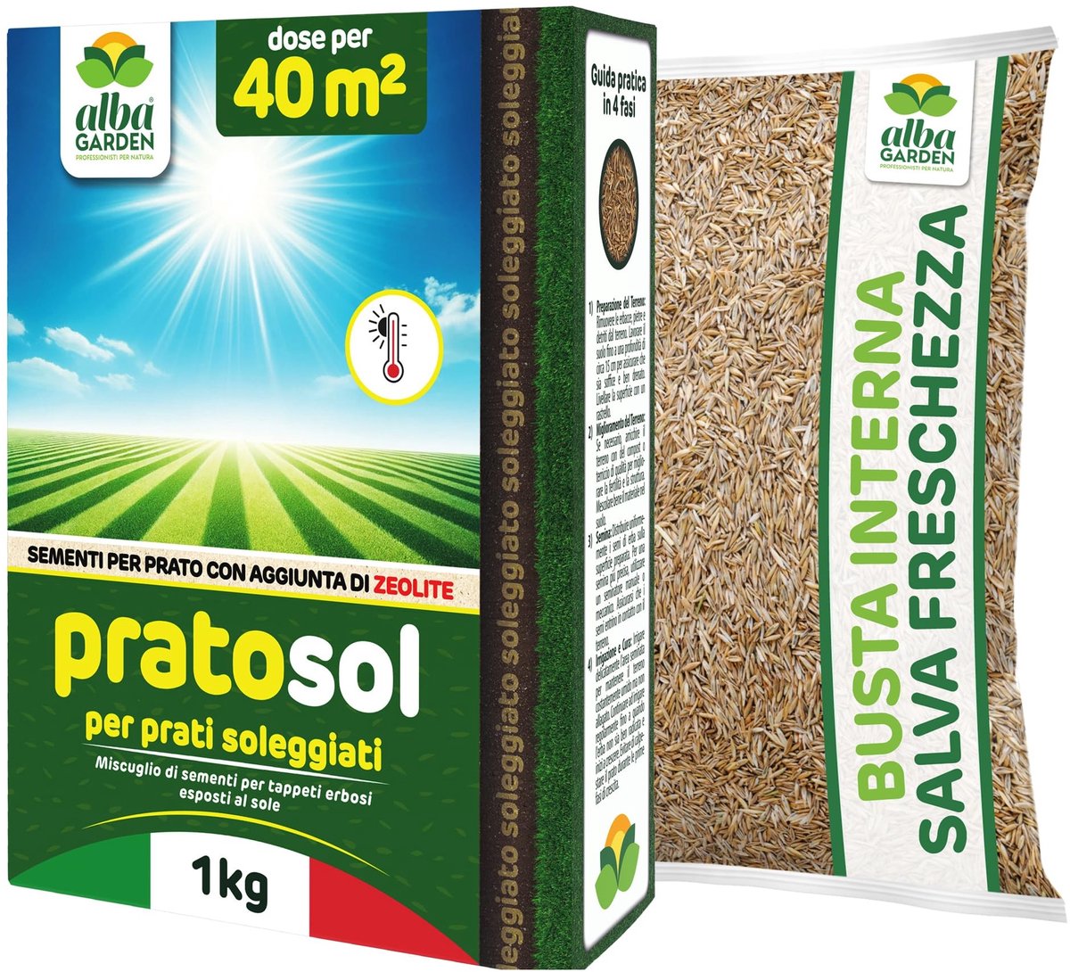Solidchoice - 40m² Graszaad voor Zonnige Plekken, Snelle Groei