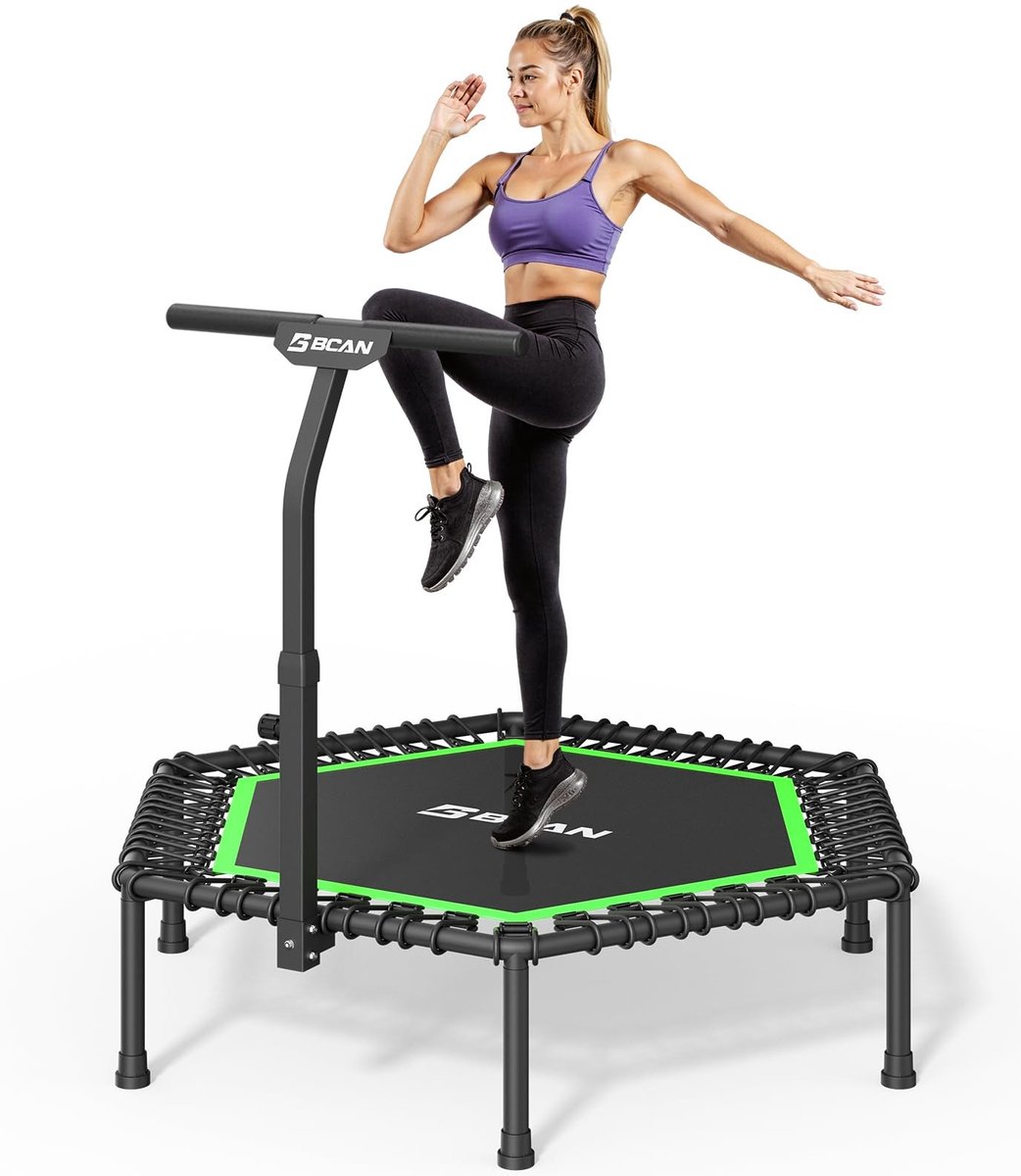 Solidchoice - Fitness Trampoline Ø 122/130 cm voor Volwassenen tot 250 kg