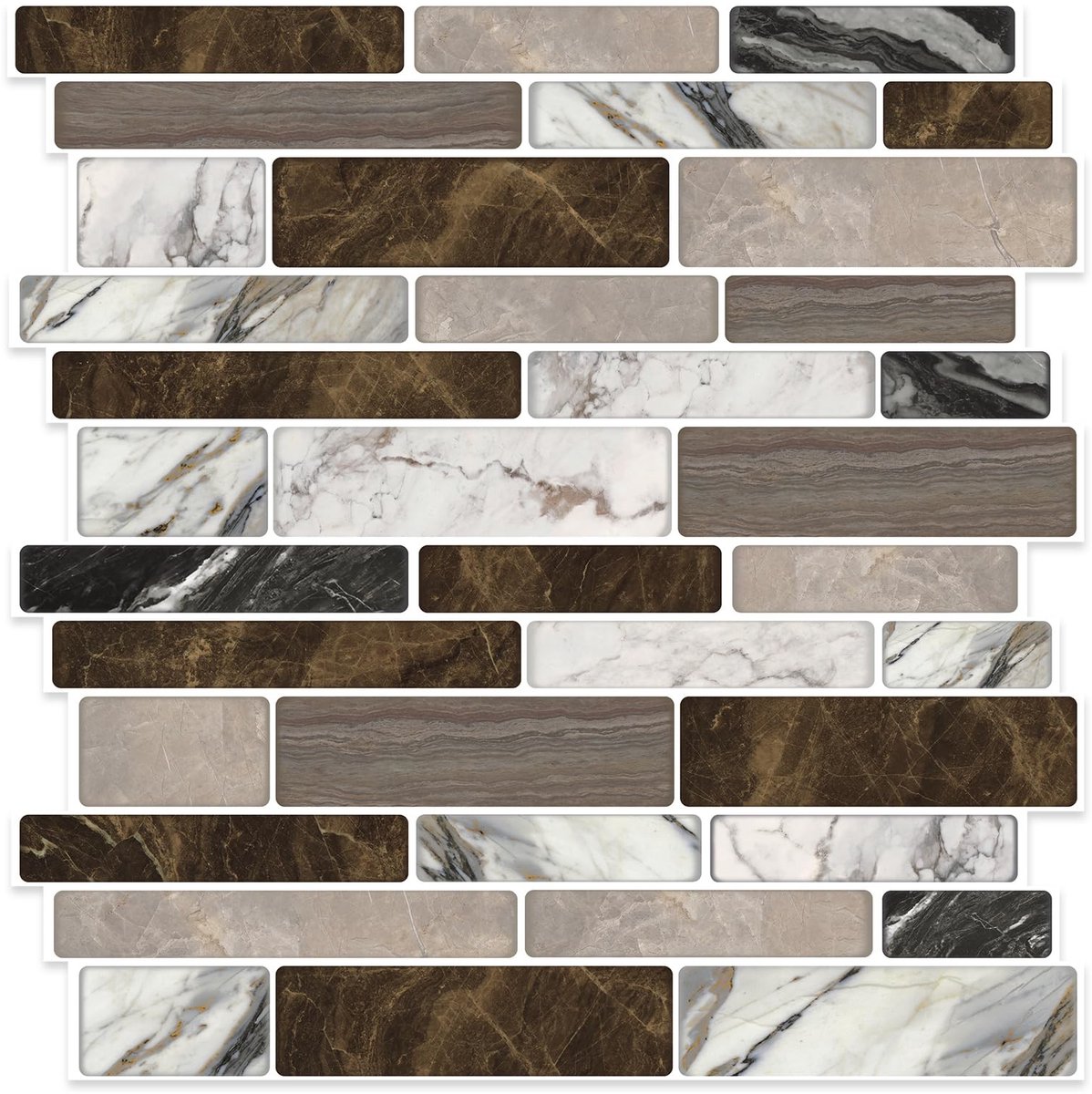 Solidchoice - Set van 10 Decoratieve Tegelstickers