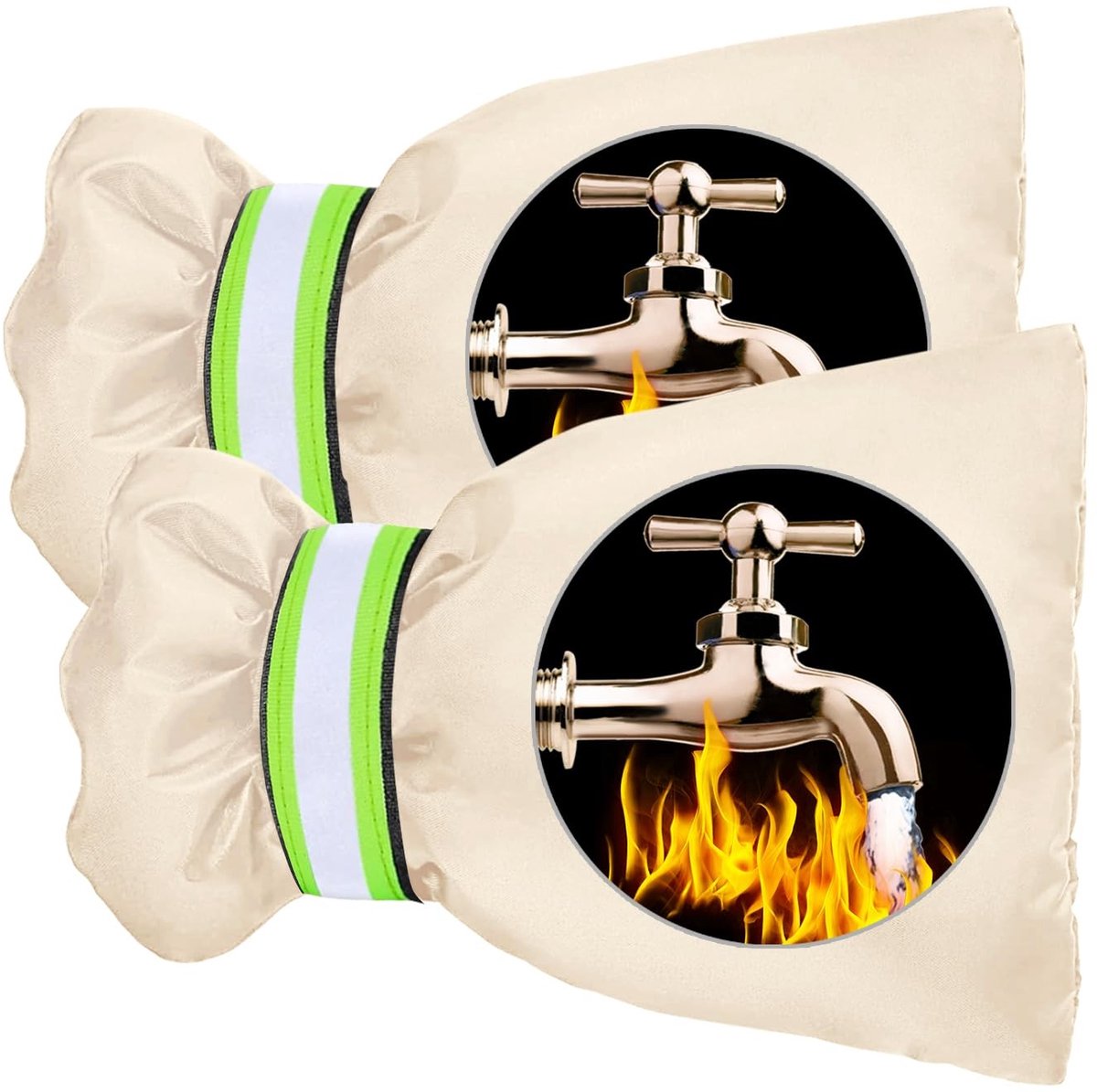Solidchoice - 2 Stuks Buitenkranen Beschermhoezen met Isolatie