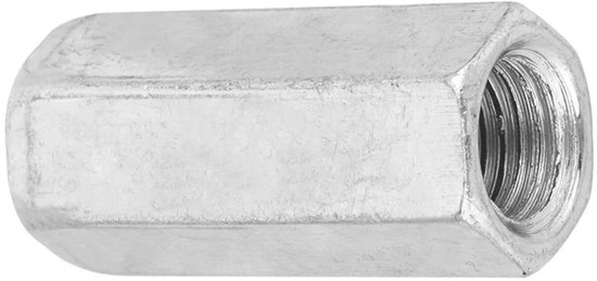 Zeskantmoeren - Moeren met schroefdraad - Bevestigen van onderdelen - Verzinkt koolstofstaal - M16 x 50 - Lichtbruin