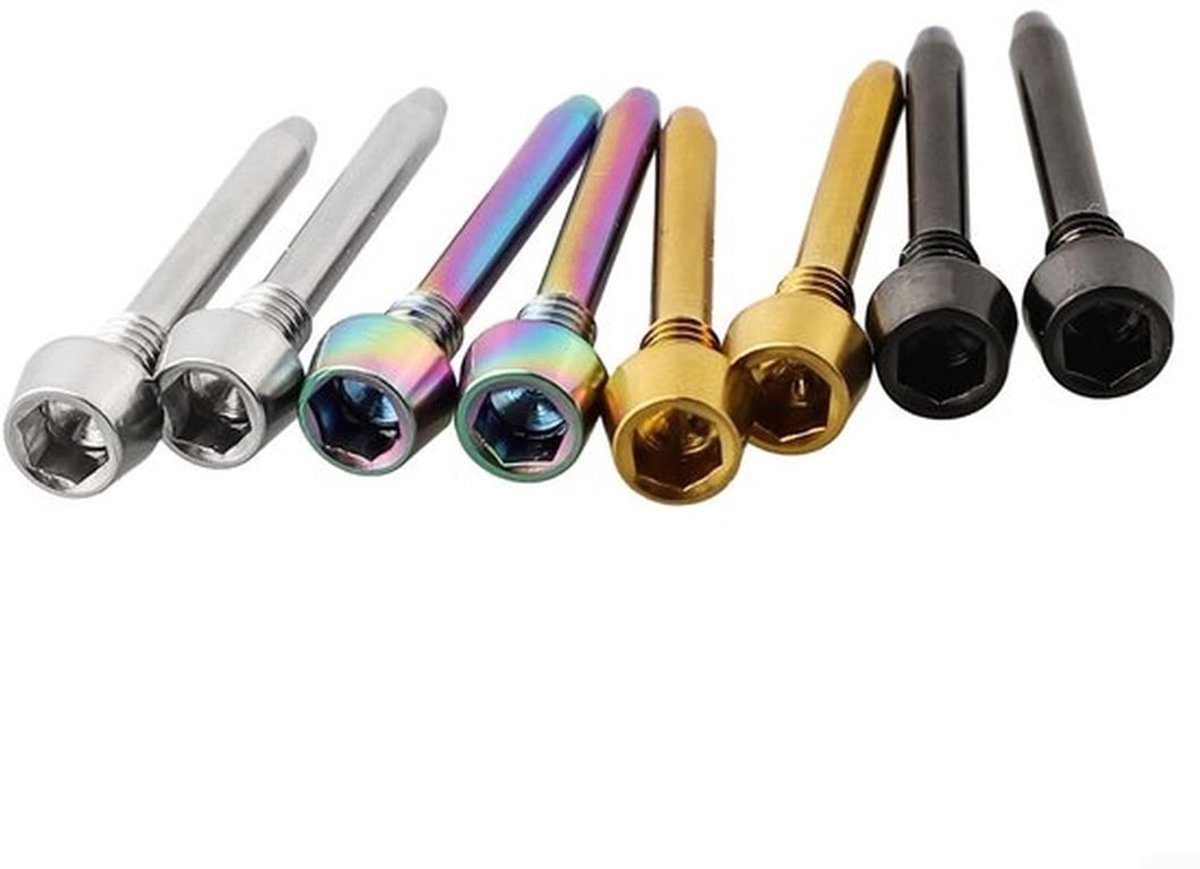 Remblok Borgpen Set - 2 Stuks - Geschikt voor Magura MT2/4/5/6/8 - Titanium Legering - Duurzaam - Praktisch in Gebruik - Remklauw