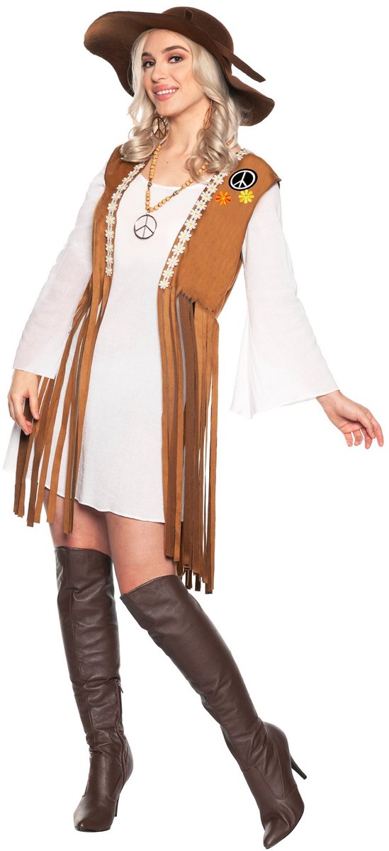 Boho Hippie Jurk Kostuum - Jaren 70 carnavalskostuum