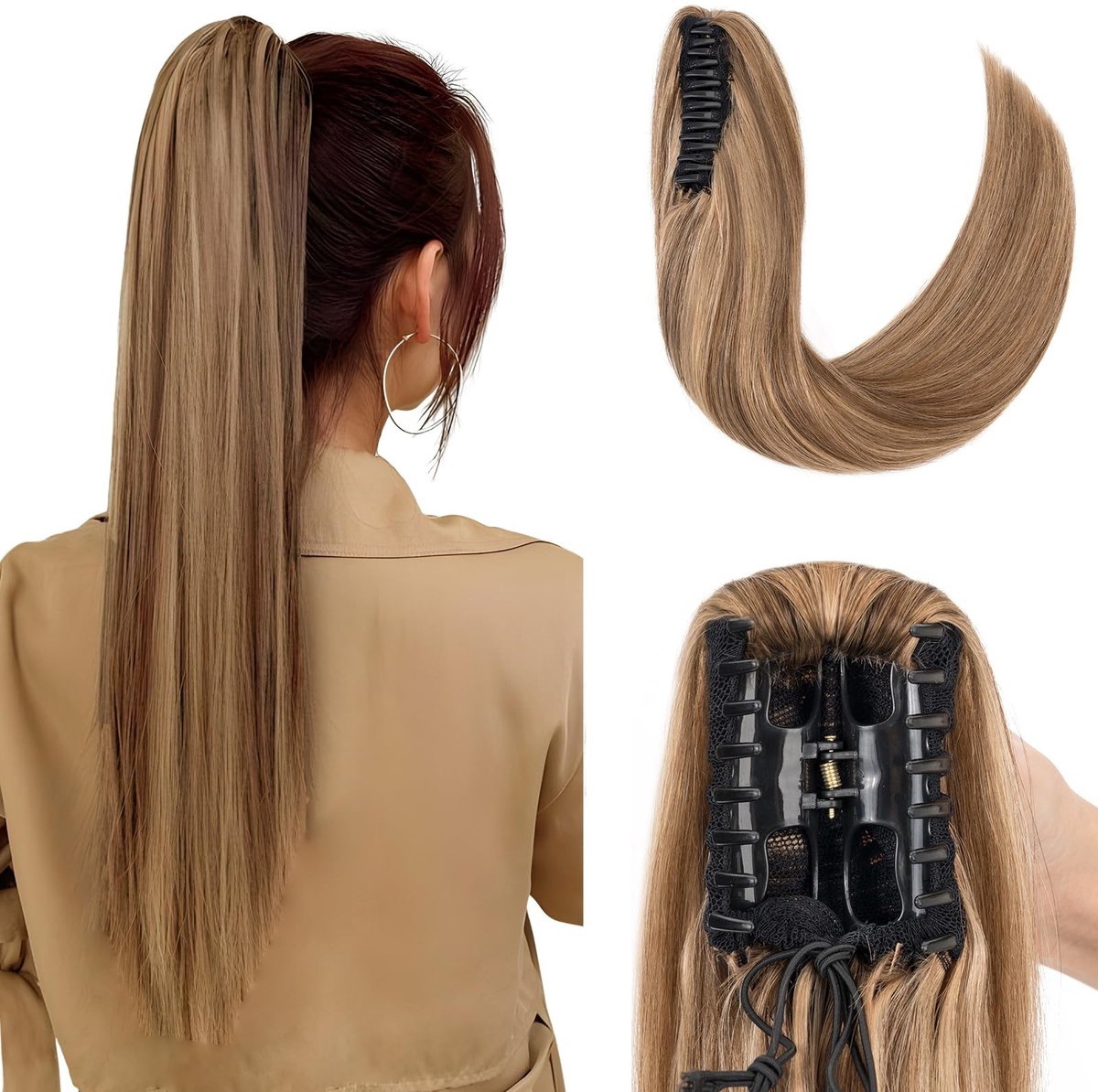 Solidchoice - Haarextensions 21 Inch voor Volumineus Haar